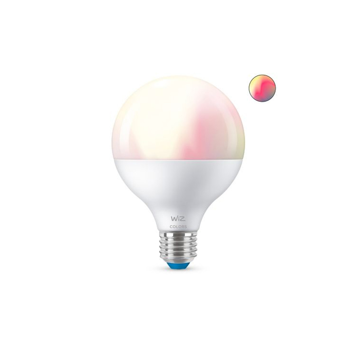 Lampadina LED RGB E27 globo G95 luce colorata e bianca dimmerabile WiZ