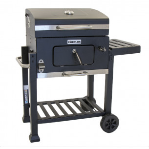 Barbecue-carbone-carbonella-FirePlus-Trolley