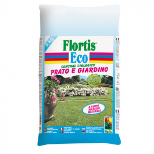 Concime biologico prato e giardino 5kg Flortis