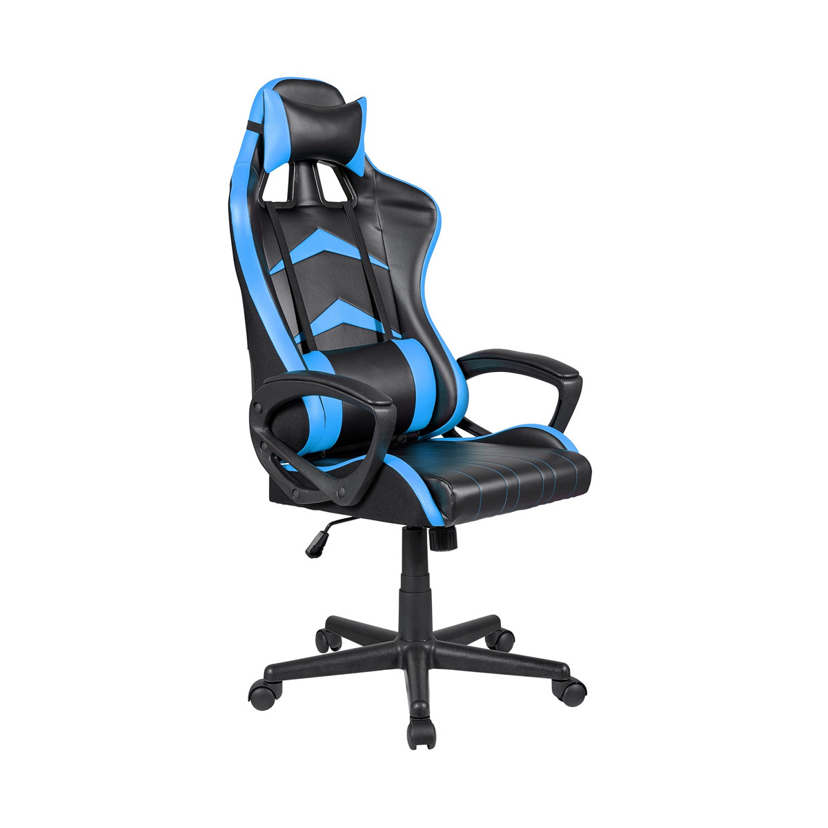 Sedia da gaming con braccioli Jerez nero e azzurro Casa Collection - Online