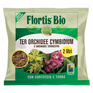 Terriccio per orchidee Cymbidium 2L Flortis