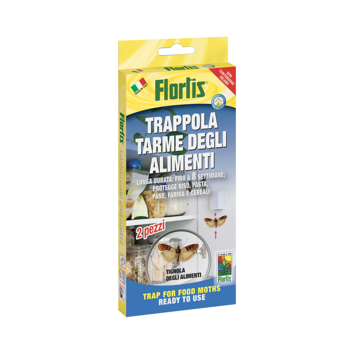 Trappola Mosche & Moscerini Flortis 2 pz