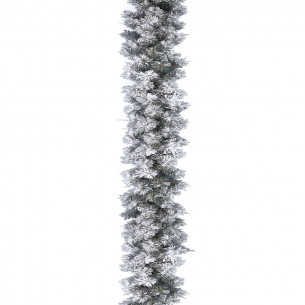 Ghirlanda natalizia innevata L 270 cm