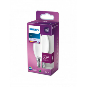 Lampadina Candela 6,5 W 60 W E14 806 lm 4000 K Philips