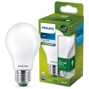 Lampadina a goccia 4 W 60 W E27 840 lm 4000 K Philips