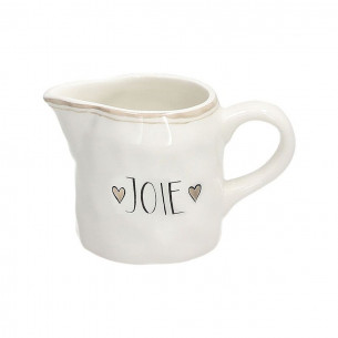 Lattiera 250 cc Amour Stoneware bianco di Tognana