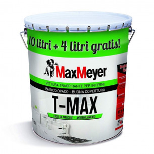 Idropittura traspirante bianco T-MAX 14 L Max Meyer