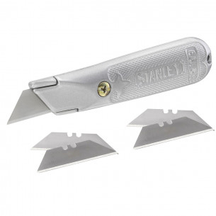 Coltello professionale in lega di zinco cutter con lama a trapezio Stanley 2-10-199