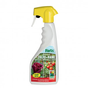 Integratore zolfo + rame pronto all'uso 500 ml Flortis