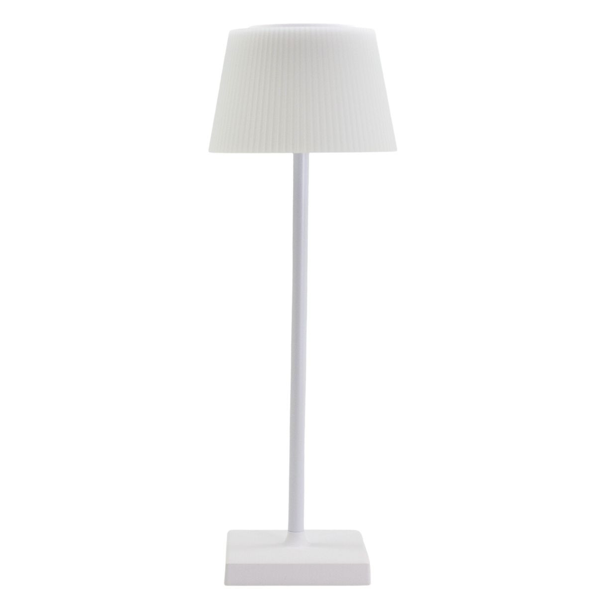 Lampada da esterno LED, senza fili DEA H38cm bianco, ricaricabile e  dimmerabile