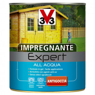 Impregnate Expert all'acqua in gel impregnante legno esterno antigoccia 2.5 L V33