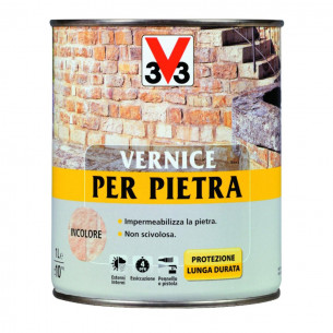 Vernice per pietra 1L Incolore V33