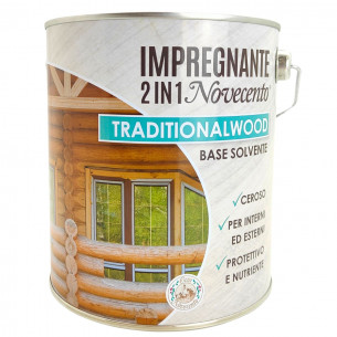 Impregnate 2in1 TraditionaWood a solvente colorato 750 ml