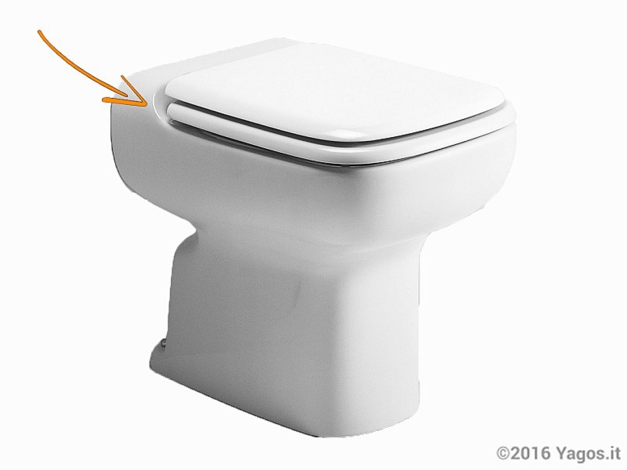 SCHÜTTE Tavoletta WC Chiusura Ammortizzata SPIRIT WHITE Bianco Opaco