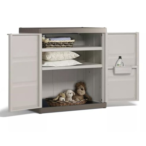 Keter Excellence XL basso armadio in resina beige/sabbia