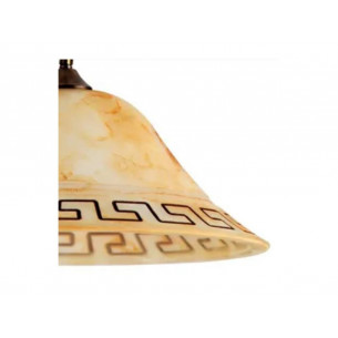 Lampadario Sospensione Creta Bronzo Onice