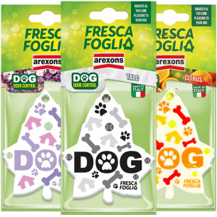 Profumatore Fresca foglia Dog cartonfeltro specchietto retrovisore Arexons