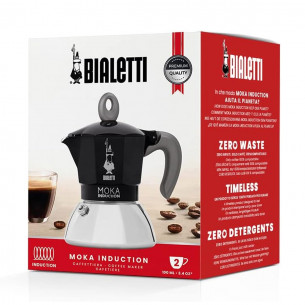 Caffettiera Bialetti New Moka Induction rosso nero