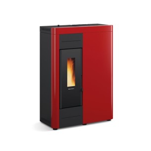 Termostufa a pellet slim 14,5 kW La Nordica Extraflame mod. Virna Idro  bianco