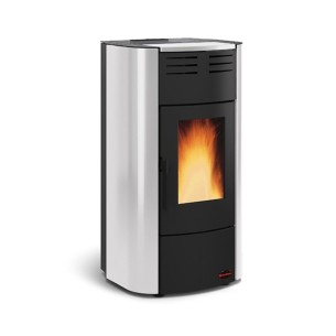 Stufa a pellet ventilata grigio luce Raffaella Idro H15 18,1 kW LaNordica Extraflame 1285102