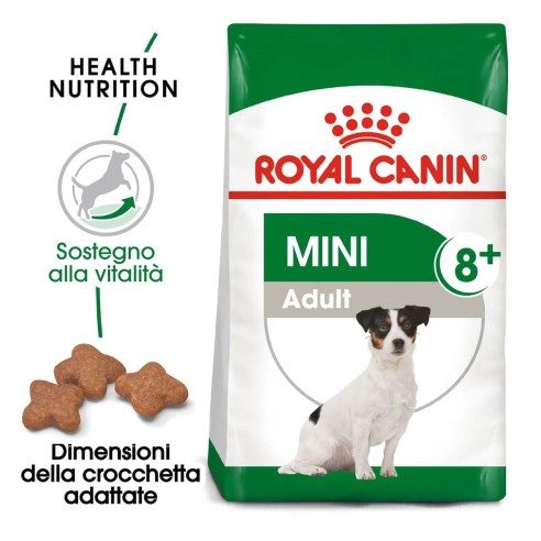 Royal Canin Mini Adult 8+ alimento secco per cani
