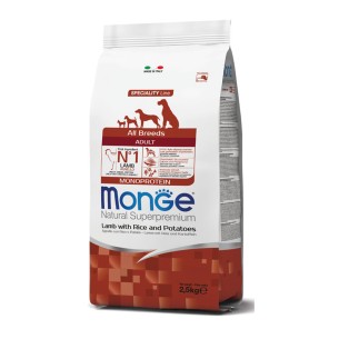 Monge Naturale Superpremium All Breeds Adult agnello con riso e patate