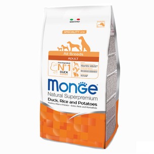 Monge Natural Superpremium All Breeds Adult anatra con riso e patate