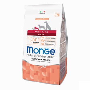 Monge Natural Superpremium Mini Adult salmone con riso 800g