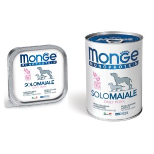 Monge Monoprotein patè solo maiale alimento umido cane