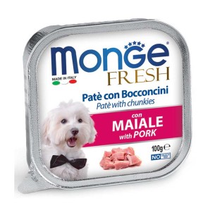 Monge Fresh patè e bocconcini con maiale 100g