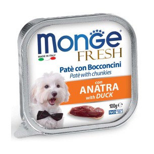 Monge Fresh patè e bocconcini con anatra 100g