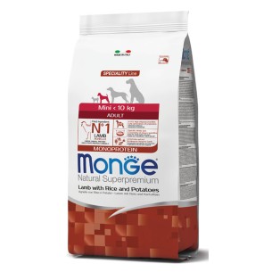 Monge Natural Superpremium Mini Adult agnello con riso e patate