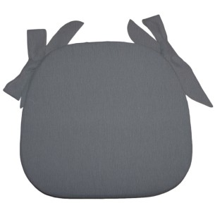 Cuscino per sedia sagomato sfoderabile grigio H 6cm Olibò