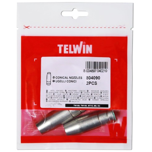 Kit 2 ugelli conici per torce MIG Telwin 804090