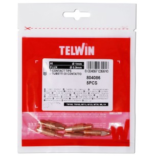 Kit 5 tubetti di contatto filo AL Flux 1 mm Telwin 804086