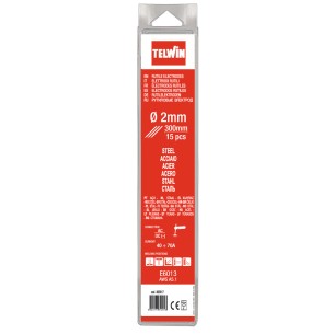 Elettrodi rutili saldature AC DC 2 mm 15 pz Telwin 802617