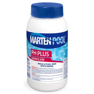 Ph plus piscina granulare correttore per aumentare ph Marten 1 kg