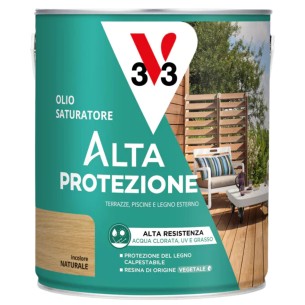 V33 Olio protettivo per pavimenti in legno esterno, incolore