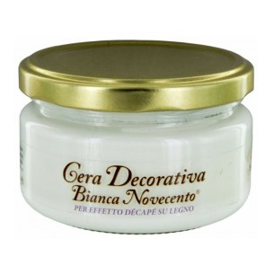 Cera decorativa bianca 250ml Novecento