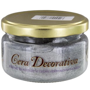 Cera decorativa argentata 250ml Novecento