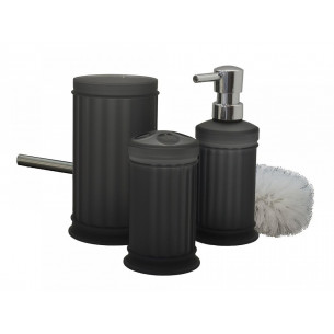 Sgabello da bagno GEDY in acciaio inox richiudibile colore Nero