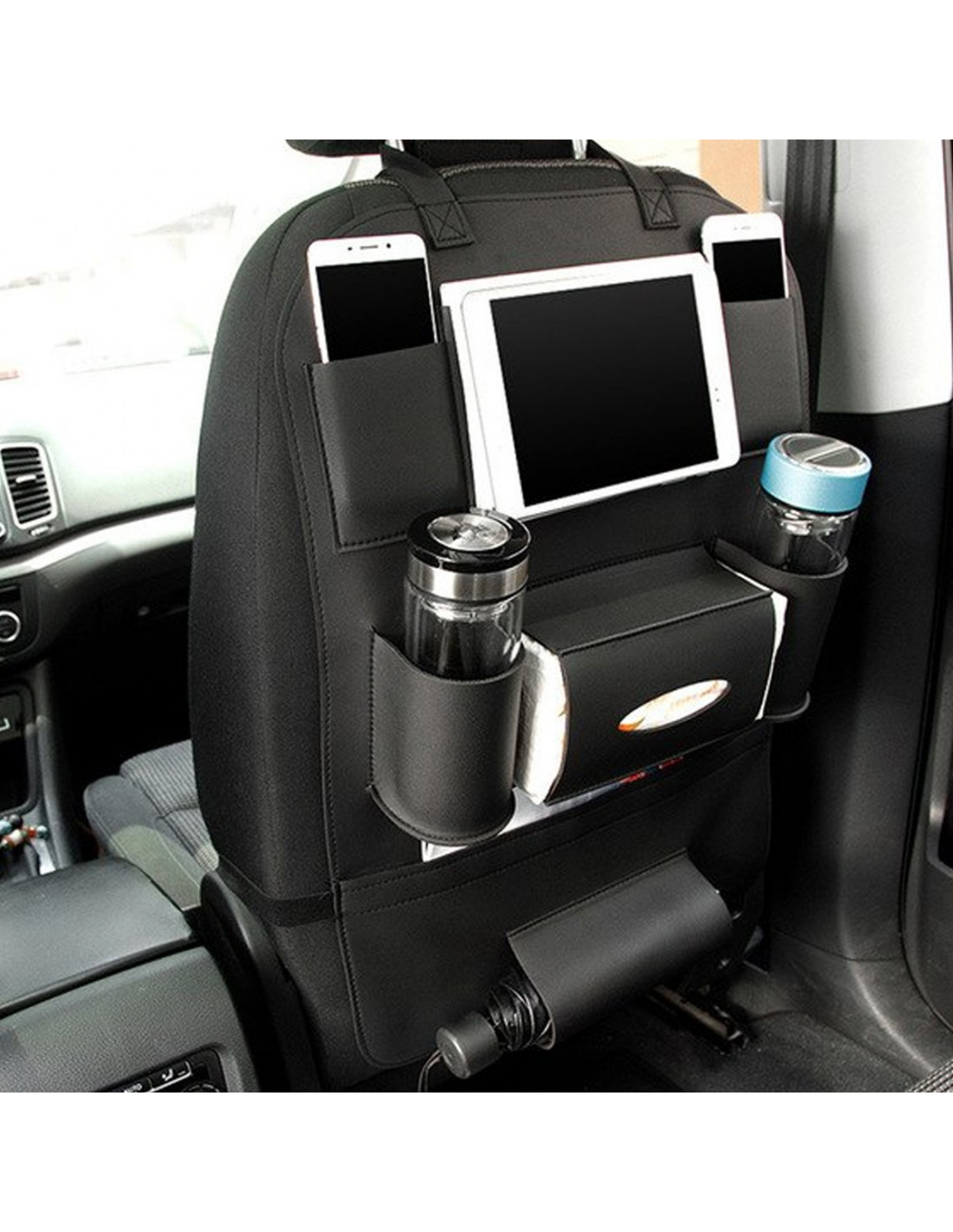YZCX 2 Pezzi Protezione Sedili Auto Bambini Proteggi Sedile Organizzatore  Sedile Posteriore Impermeabile con Supporto Trasparente per iPad Tablet per  Car SUV Minivan Camion Seats : : Prima infanzia